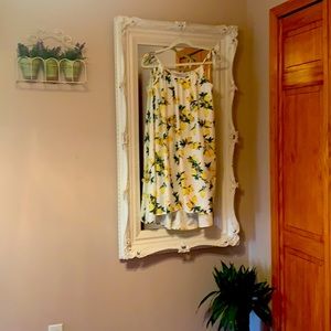 Lemon Print Sundress/Beach Cover-up